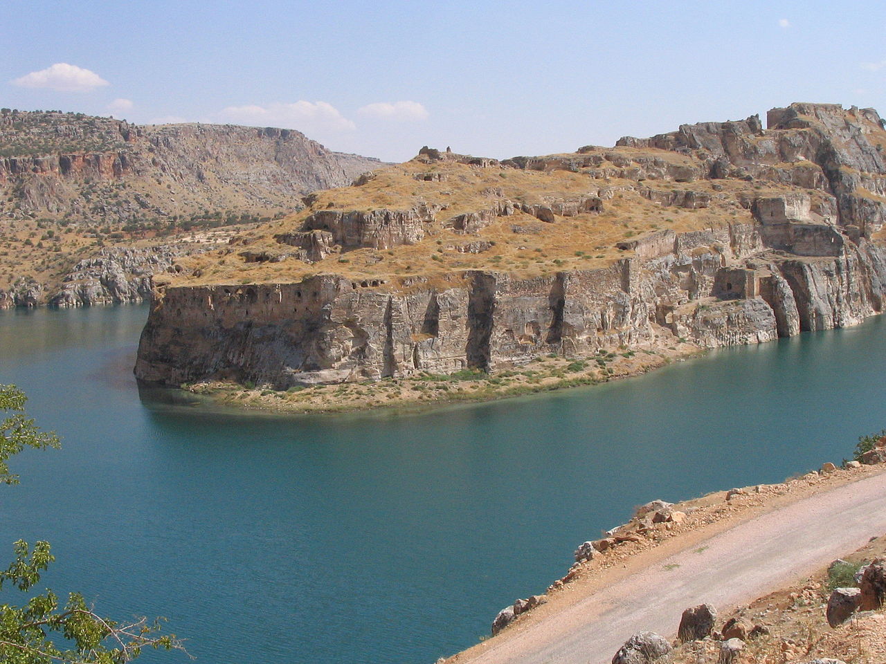 Rumkale, Burgruine am Euphrat nahe Gaziantep